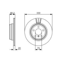 Disc frana BOSCH