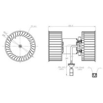 Electromotor, ventilatie interioara NRF