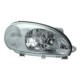 Lampa frontala Dreapta H4 manual fara motoras cromat transparent DAEWOO LANOS FSO LANOS