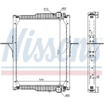 Radiator, racire motor NISSENS