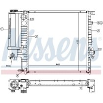 Radiator, racire motor NISSENS