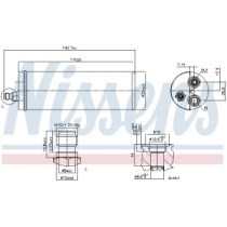 Uscator,aer conditionat NISSENS