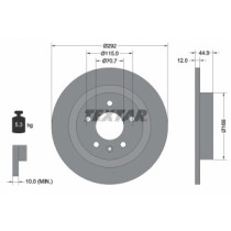 Disc frana TEXTAR