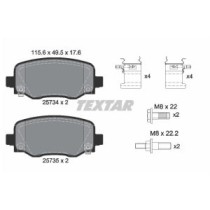 Set placute frana,frana disc TEXTAR