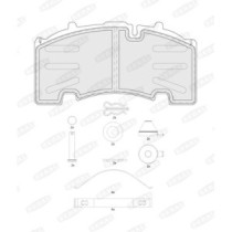 Set placute frana,frana disc BERAL