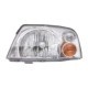 Far DEPO Stanga H4 Electric Fara Motoras Cromat Transparent Hyundai Atos Lampa Frontala