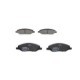 Set placute frana fata BOSCH pentru NISSAN CUBE, MICRA III, NOTE, TIIDA 1.0-1.8, dimensiuni 48.8 mm x 144.6 mm x 15.1 mm