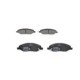 Set placute frana fata BOSCH pentru NISSAN CUBE, MICRA III, NOTE, TIIDA 1.0-1.8, dimensiuni 48.8 mm x 144.6 mm x 15.1 mm