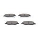 Set placute frana fata BOSCH pentru NISSAN CUBE, MICRA III, NOTE, TIIDA 1.0-1.8, dimensiuni 48.8 mm x 144.6 mm x 15.1 mm