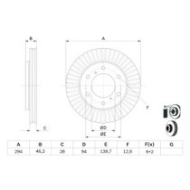 Disc frana BOSCH