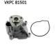 Pompa apa SKF VW A3 (8P1) 1.6 FSI cu garnituri, 3 gauri filetate, mecanic, plastic