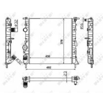 Radiator, racire motor NRF