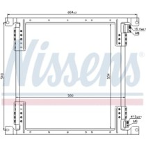 Condensator, climatizare NISSENS