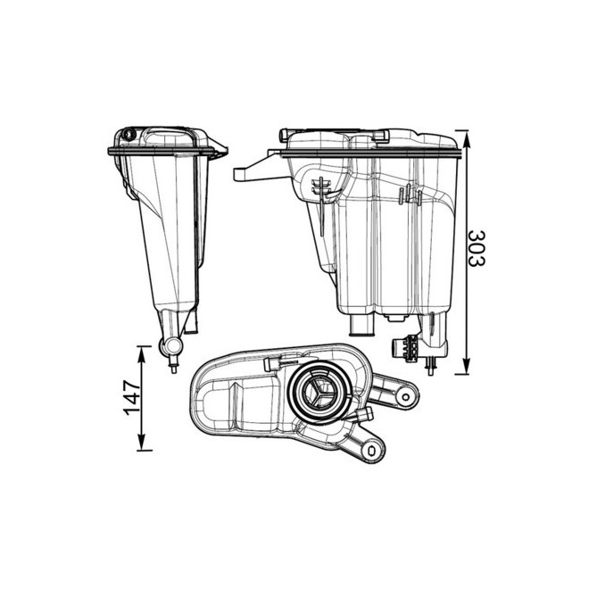 Vas de expansiune, racire MAHLE