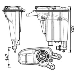 Vas de expansiune, racire MAHLE