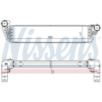 Intercooler, compresor NISSENS