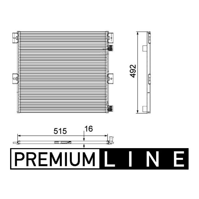 Condensator, climatizare MAHLE