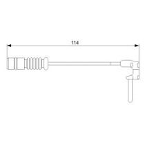 Senzor de avertizare,uzura placute de frana BOSCH