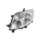 Lampa frontala Stanga H3 electric fara motoras cromat semnalizator transparent Toyota Auris Far DEPO