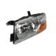 Far DEPO Stanga Lampa Frontala H4 Electric Fara Motoras Culoare Cromat Semnalizator Galben Mitsubishi Pajero Classic III 01.03-