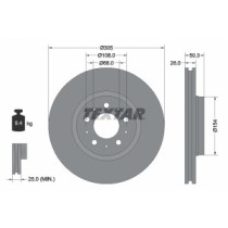 Disc frana TEXTAR