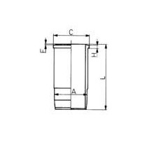 Camasa cilindru KOLBENSCHMIDT
