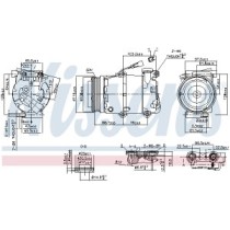 Compresor, climatizare NISSENS