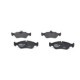 Set placute frana spate BOSCH pentru MERCEDES SPRINTER 2-T, 3-T, 4-T, VW LT 28-35 I, II, LT 40-55 I, dimensiuni 54.9mm x 156.6mm x 17.7mm