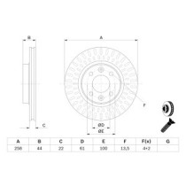 Disc frana BOSCH