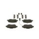 Set placute frana fata BOSCH pentru FIAT 500, 500 C, PANDA, FORD KA, JEEP RENEGADE, inaltime 51.7 mm, latime 122.9 mm, grosime 17.5 mm