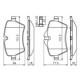 Set placute frana fata BOSCH pentru MINI (R50, R53), (R52), (R56), (R57), (R58), (R59), COUNTRYMAN (R60), PACEMAN (R61) 1.6/1.6D/2.0D