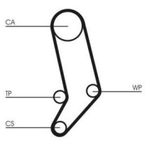 Set curea de distributie CONTITECH