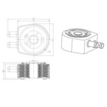 Radiator ulei, ulei motor NRF