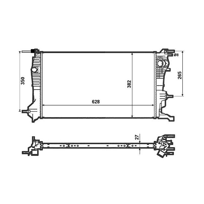 Radiator, racire motor NRF