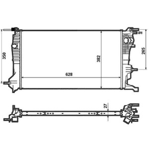 Radiator, racire motor NRF