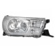 Far Dreapta DEPO Lampa Frontala H4/PY21W/W21 Electric TOYOTA HILUX VIII