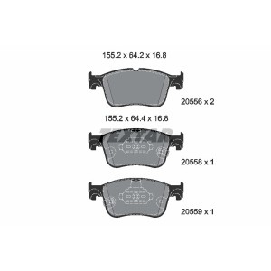 Set placute frana,frana disc TEXTAR