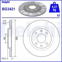 Disc frana DELPHI