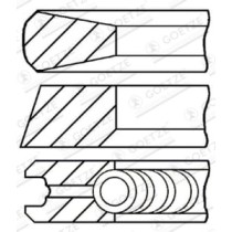 Set segmenti piston GOETZE