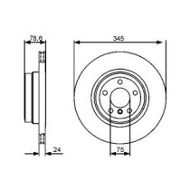 Disc frana BOSCH