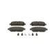 Set placute frana fata cu tampon de amortizare BOSCH pentru TOYOTA AVENSIS, CALDINA, CARINA E VI, CELICA, MR2 II 1.6-2.0D 12.89-02.03