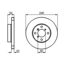 Disc frana BOSCH