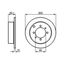 Disc frana BOSCH