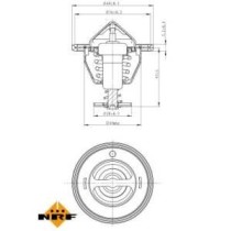 Termostat,lichid racire NRF