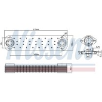 Radiator ulei, ulei motor NISSENS