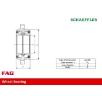 Kit rulmenti roata FAG Bearings