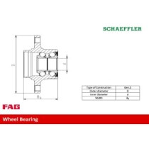 Kit rulmenti roata FAG Bearings