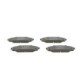 Set placute frana fata BOSCH pentru LEXUS NX, RX; TOYOTA HIGHLANDER, RAV 4 IV 2.0-3.5H 05.07, inaltime 59.5 mm, latime 166.7 mm, grosime 17.6 mm