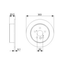 Disc frana BOSCH