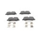 Set placute frana spate BOSCH pentru LAND ROVER DISCOVERY III IV RANGE ROVER III SPORT I 2.7D-5.0 46.4mm x 116.7mm x 17.4mm